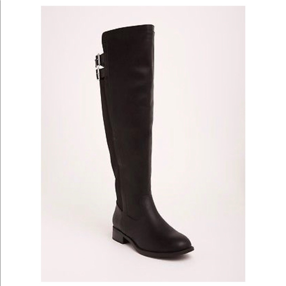 Torrid Over The Knee Double Buckle Strap Boots 9W